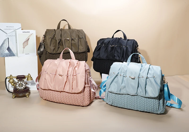 2023 Hot Sell Water Resistant Nylon Baby Bags Multifunctional Fashion