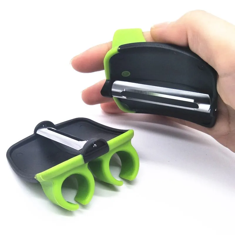 Portable Finger Held Palm Peeler - Top Kitchen Gadget