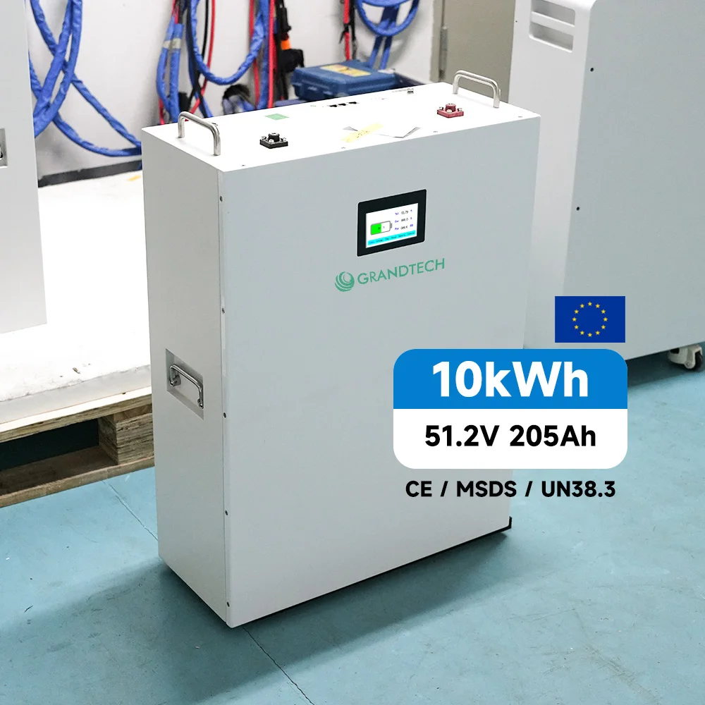 Batería Lifepo4 Grandtech de 5 kWh, 10 kWh, 15 kWh, 20 kWh y 30 kWh; Powerwall de 10 kWh, batería de 51,2 V y 100 Ah o 200 Ah, y baterías de litio-ion de 48 V