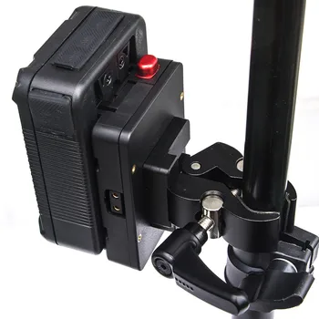 V-port Converter with Crab Clamp for CAM S6 F6 M4 Battery F970 to V-Mount Battery Power Supply Socket detail image