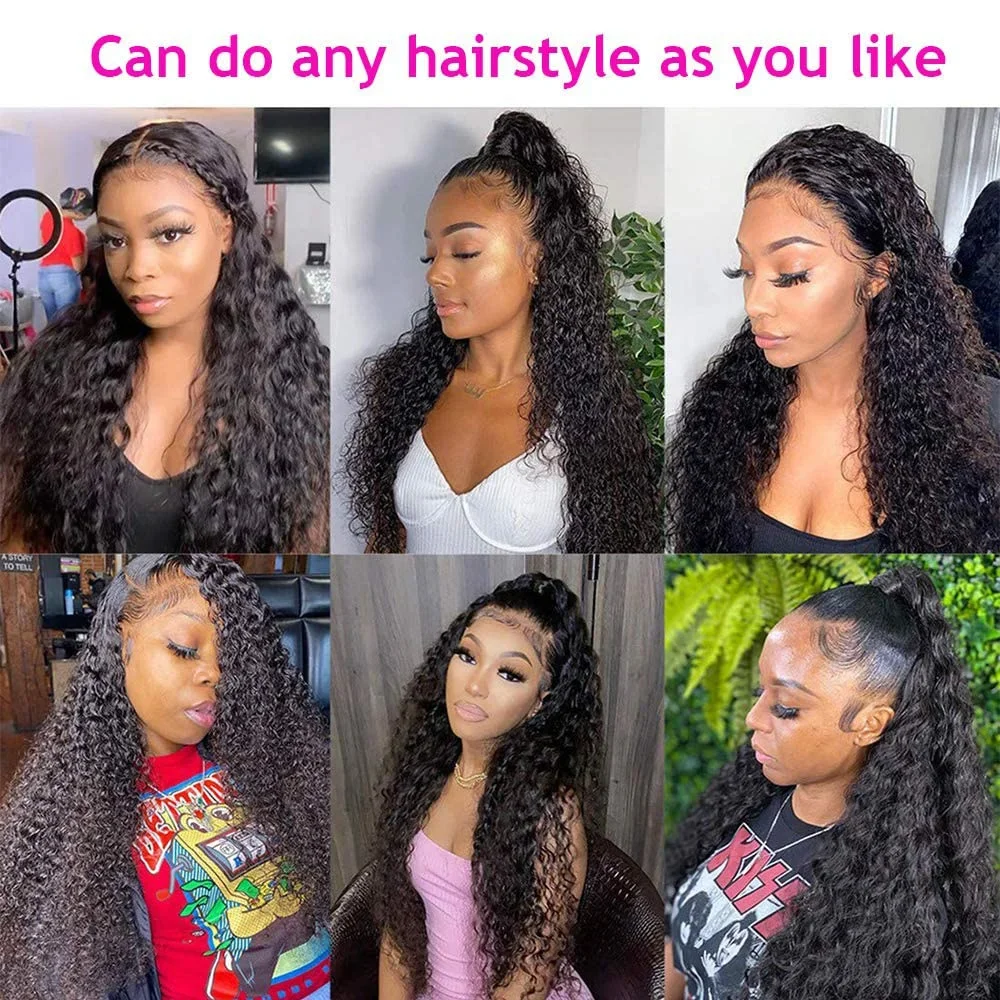 Braziliaanse Human Hair Bundels Water Wave Haar Weave Bundels Braziliaanse Krullende Diepe Wave Haar Bundels Remy Human Hair Extensions_voghion.com