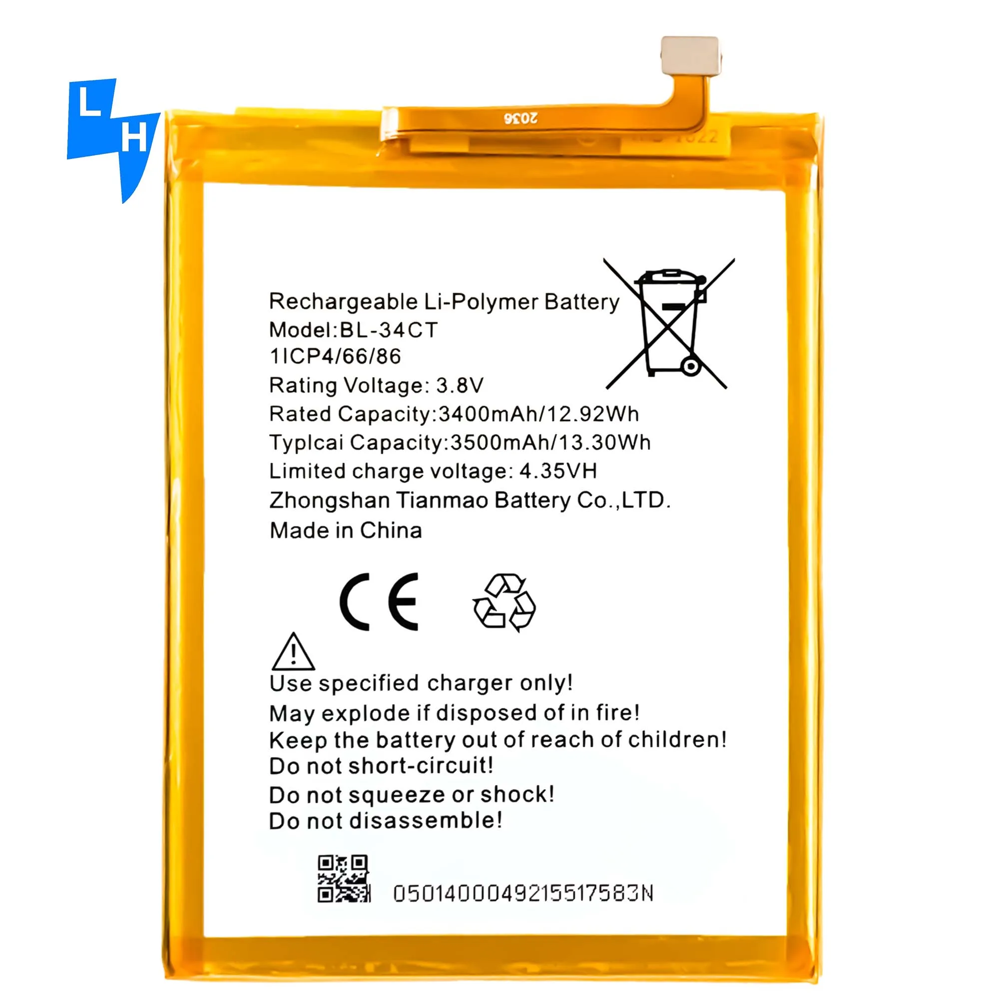 tecno cb7 battery