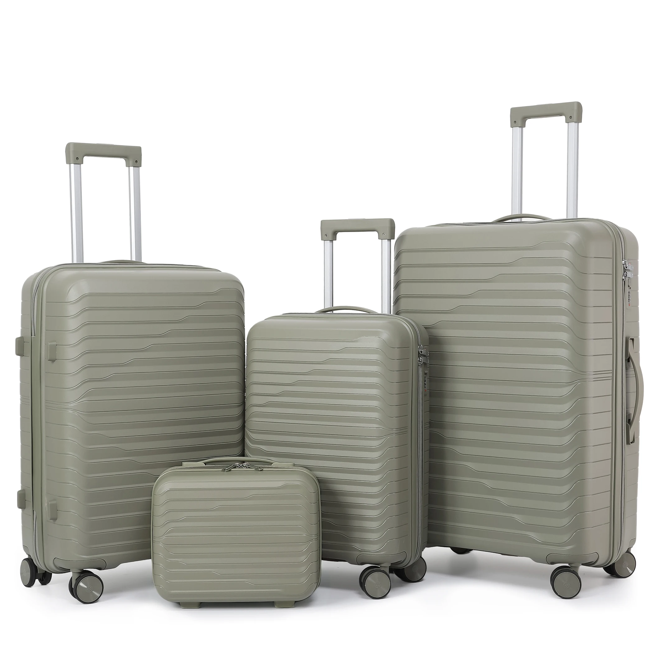 Brands Multifunction Durable Wear-Resistant New Design Large Capacity Professional Sets Luxury Travel Pp Suitcase