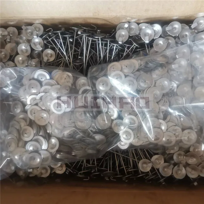 14 Gauge Fastener Accessories Steel Insulation Lacing Anchors Pins Used