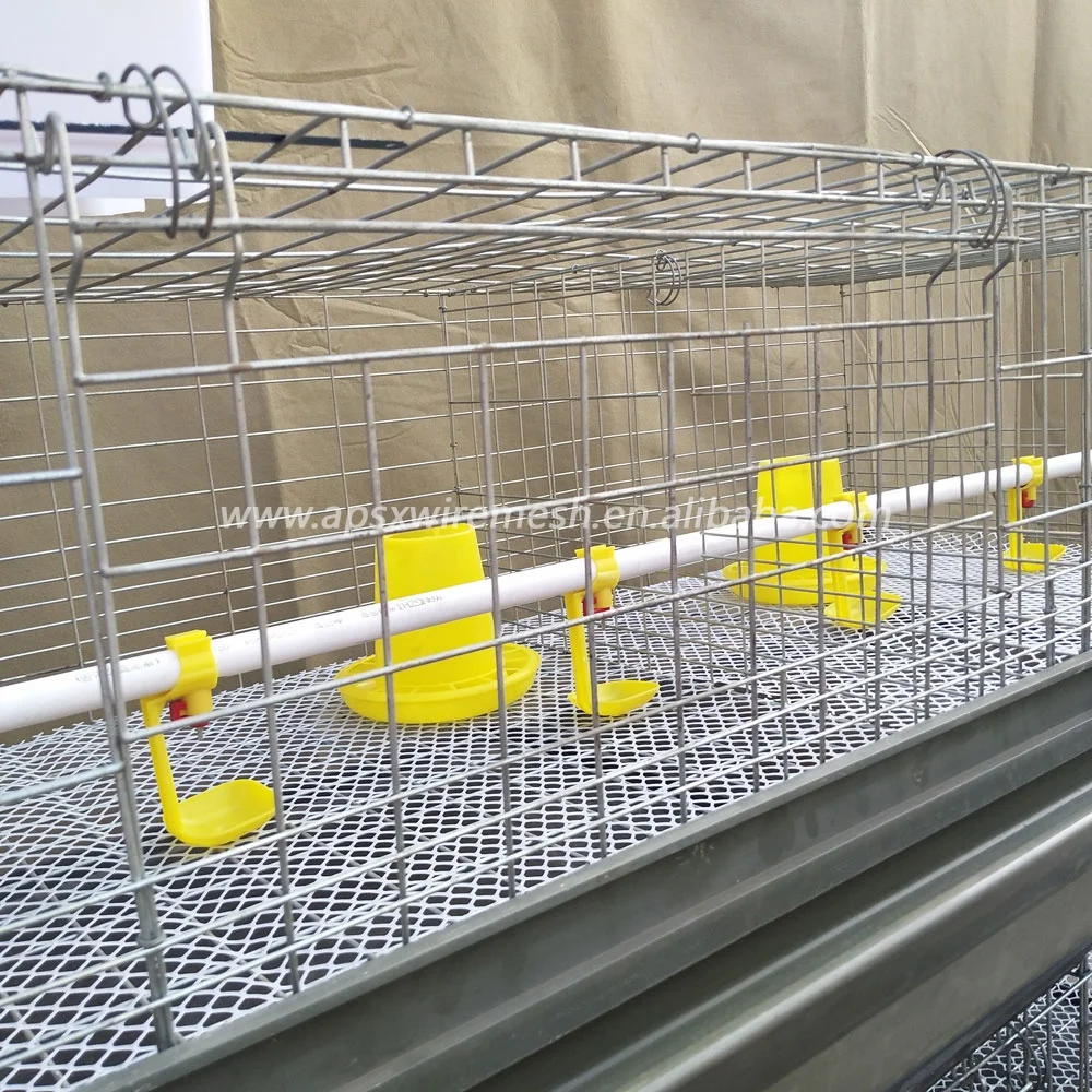 Automatic Chicken Breeding Equipment  Galvanized Vertical Chicken Cage Manufacturers Direct Spot Supply