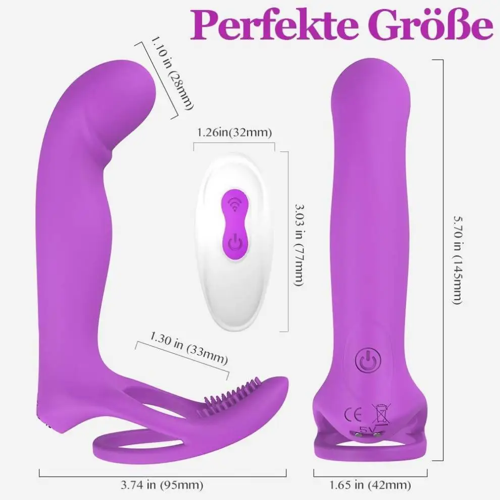 RoseRed & Purple 2025 New Female Vibrator Massage Device Special Ring Vibrator & Anal Sex Toys_voghion.com