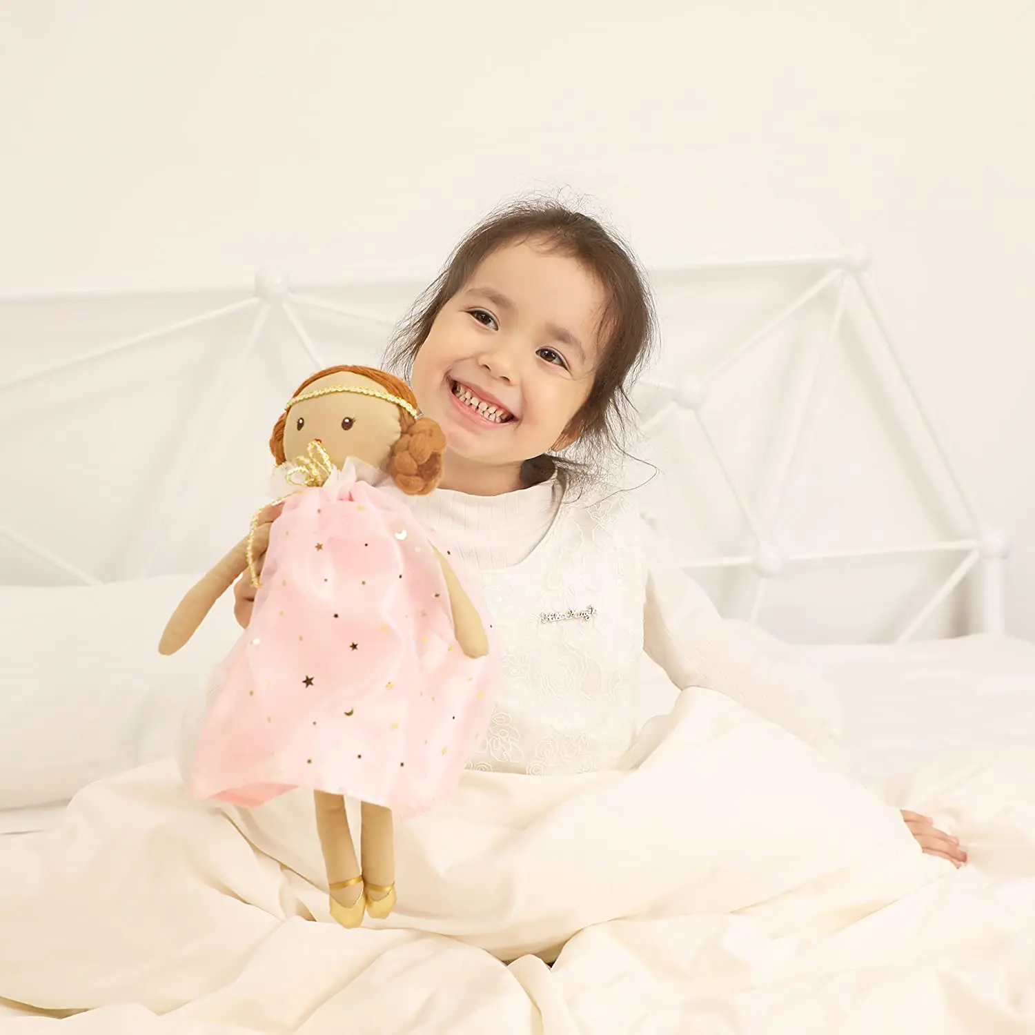 Factory New Design Best Gift for Children Soft Lovely Plush Doll Cotton Doll for Baby Girls