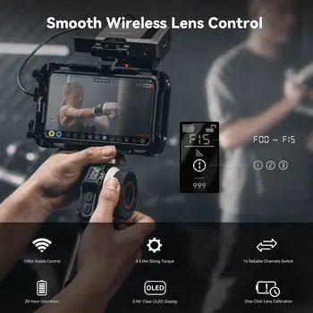Smallrig Magicfiz Wireless Handwheel Controller With 0.96" OLED Display -3262 detail image