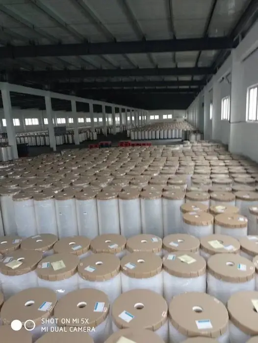 Custom 20/30 Micron Lamination Film BOPP Plain Film Jumbo Roll