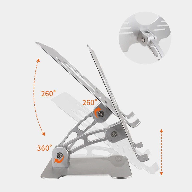 
 Hot notebook holder for stand foldable for bed adjustable folding metal laptop holder stands mobile phone laptop holder  