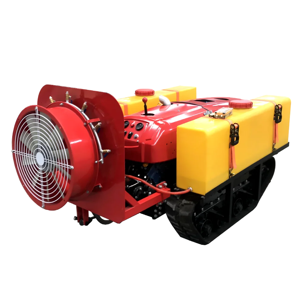 Многофункциональный роторный гусеничный трактор с дистанционным