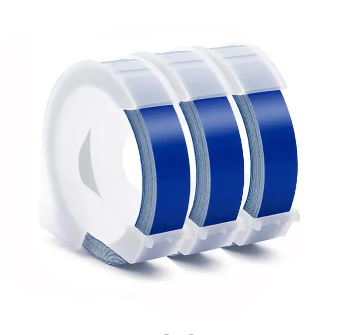 Label KINGDOM Compatible Label Tape Replacement For DYMO Embossing Tape 3/8 Inch