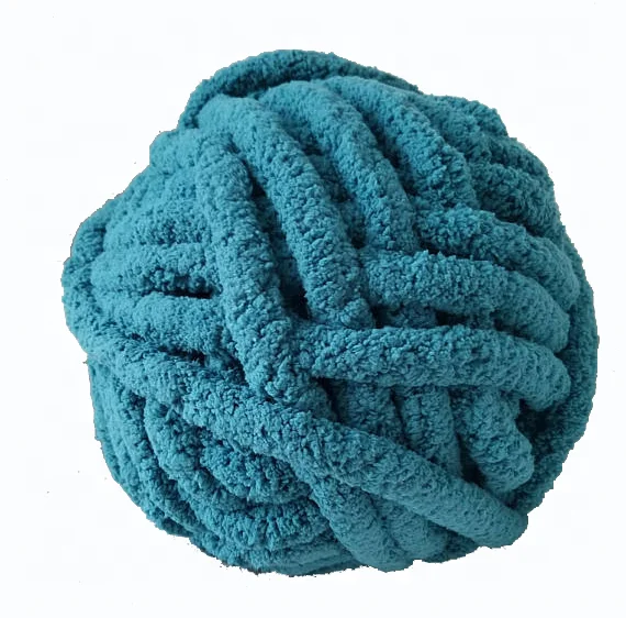 China Wholesale 100% Polyester Fluffy Jumbo Chunky Chenille Yarn for Hand  Knitting