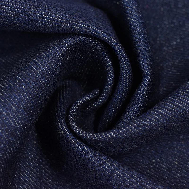 Cotton Twill Woven Washed Denim Fabric 