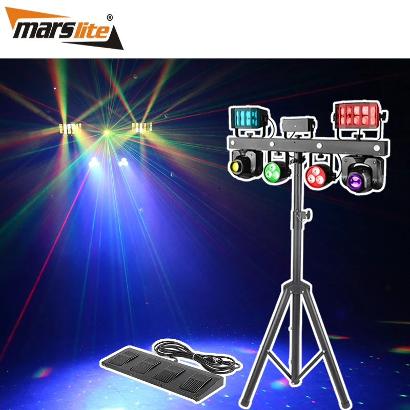 Professional Portable Dj Light Set With Stand New Gig Bar Lighting Move