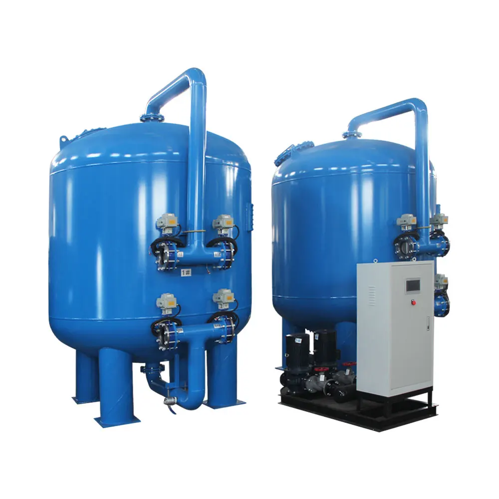 Automatic Backwashing Sand Bed Filter Activated Carbon Filter