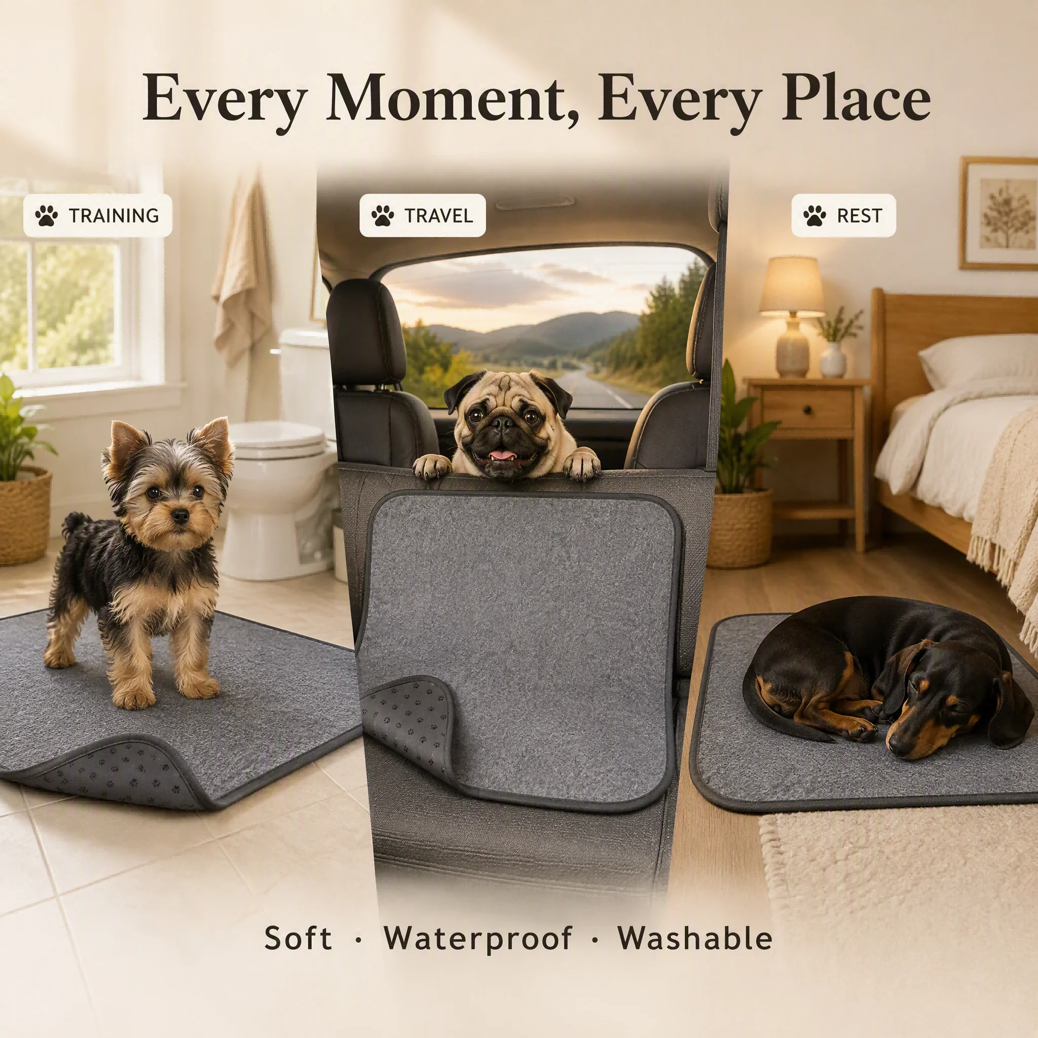 Soft Waterproof Polar Fleece Pet Mat — Product details 4
