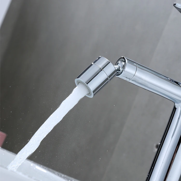 Dual Function Tap Aerator Big Angle Kitchen Sink Faucet Aerator 360 Degree Swivel Faucet Sprayer Bubble