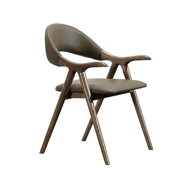 nordic solid wood dining chair