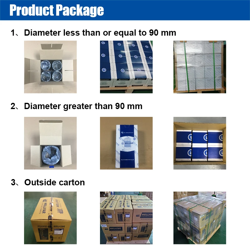 Wellfar Iso Odm Oem Factory Wet Dry Liner Diesel Engine Sleeve 3406 14