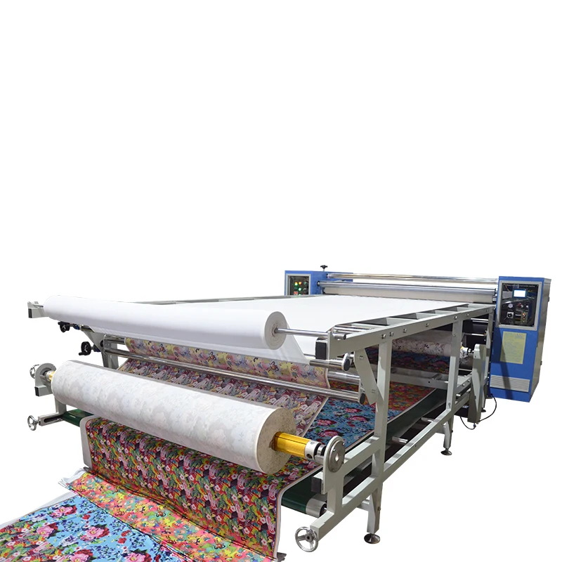 Automatic Large Format Roll Heat Press  Roller Sublimation Printing Heat Paper Transfer Printing Machine for Textile Carpet