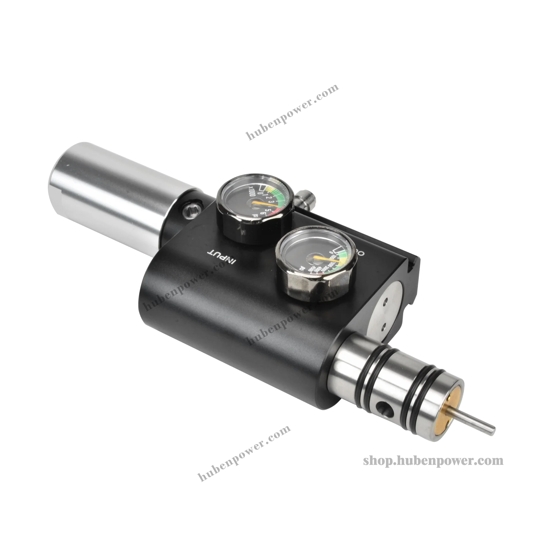 Huben Power Adjustable PCP Regulator - 4500psi High Pressure Tank