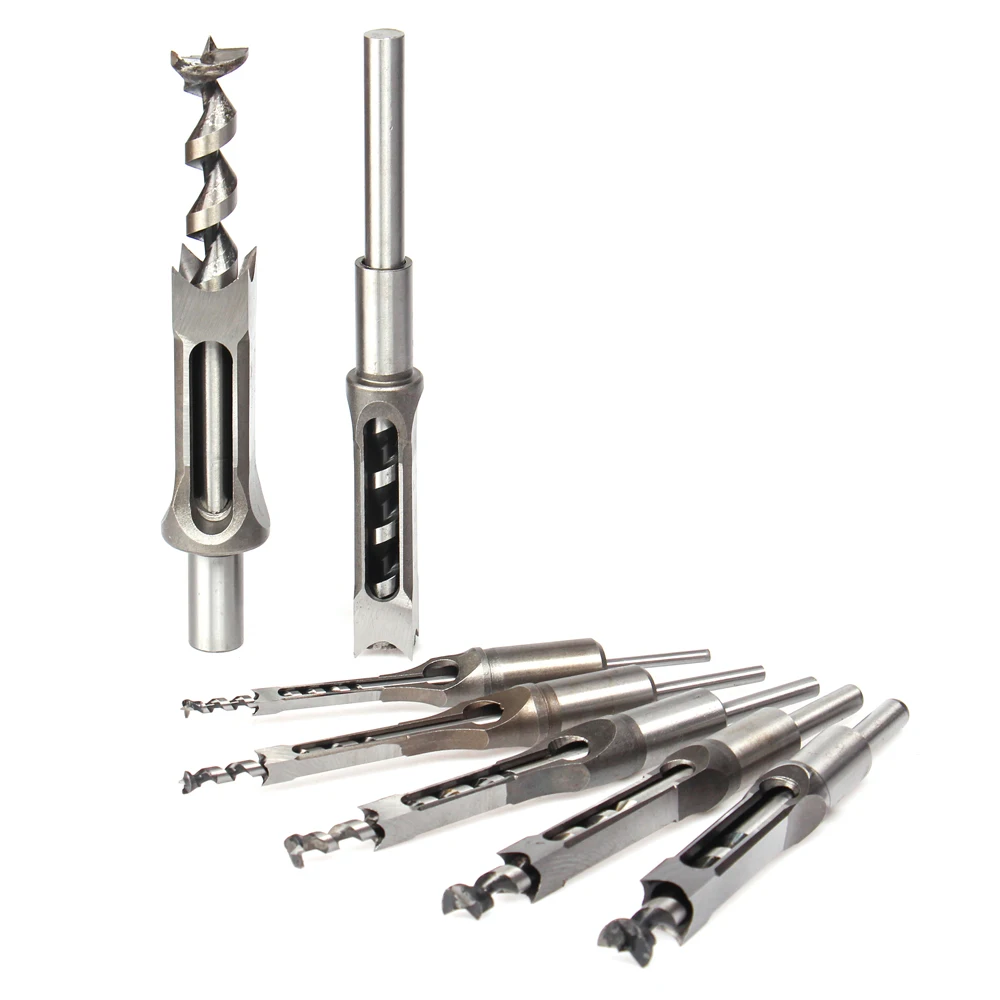 Mortising Chisel Square Hole Drill Bit For Hand Drill Twist Square