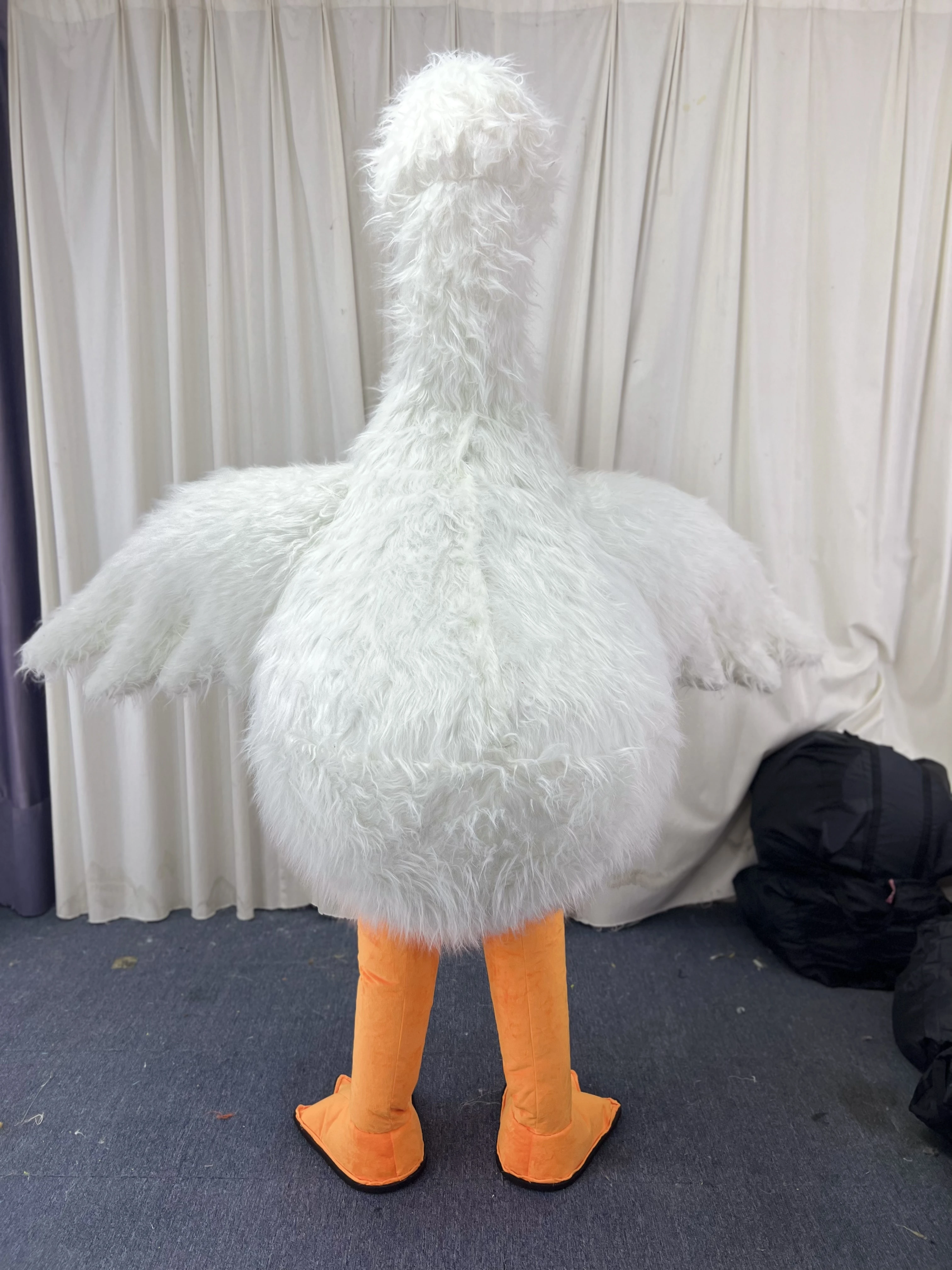 2 Meter Customized Inflatable Goose Mascot Costume with Printing logo