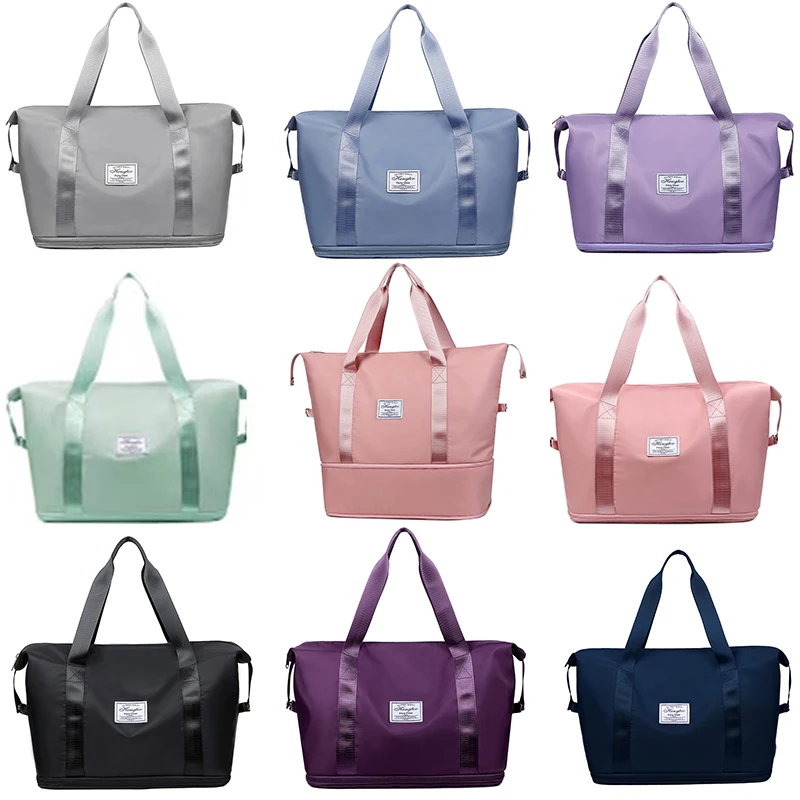 New Hot-selling Black Men With Chair Fiber Trolley Travel Bags Pack Of 3 Waterproof Duffel Bag