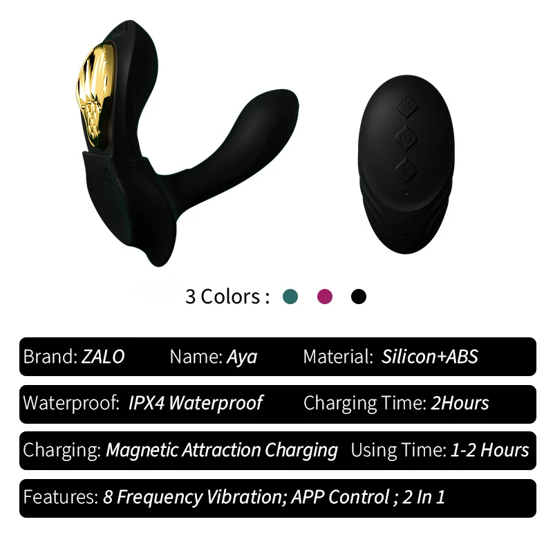 wicked sensual care simply aqua water-based lubricant Aya Zalo A Wearable Remote Control Vibrator Review main image 1