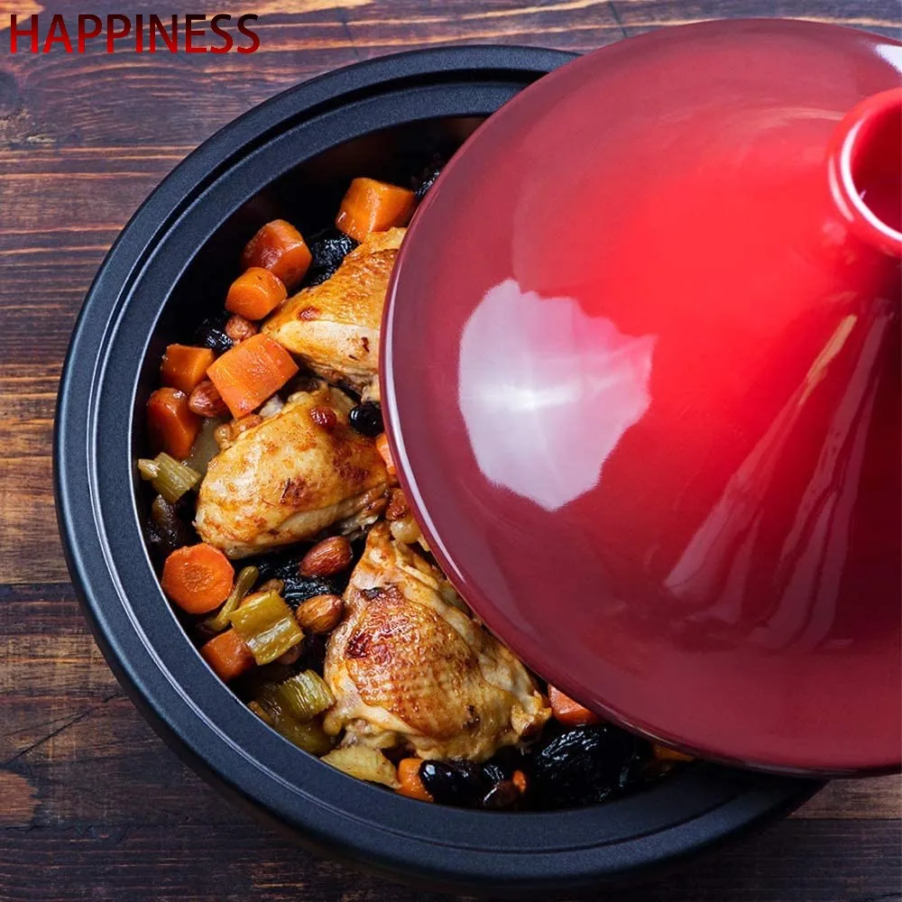 Tajine In Ghisa Krustenzauber 27cm - Pentola Marocchina Per Induzione E Forno, 2-4 Persone - Foto 4