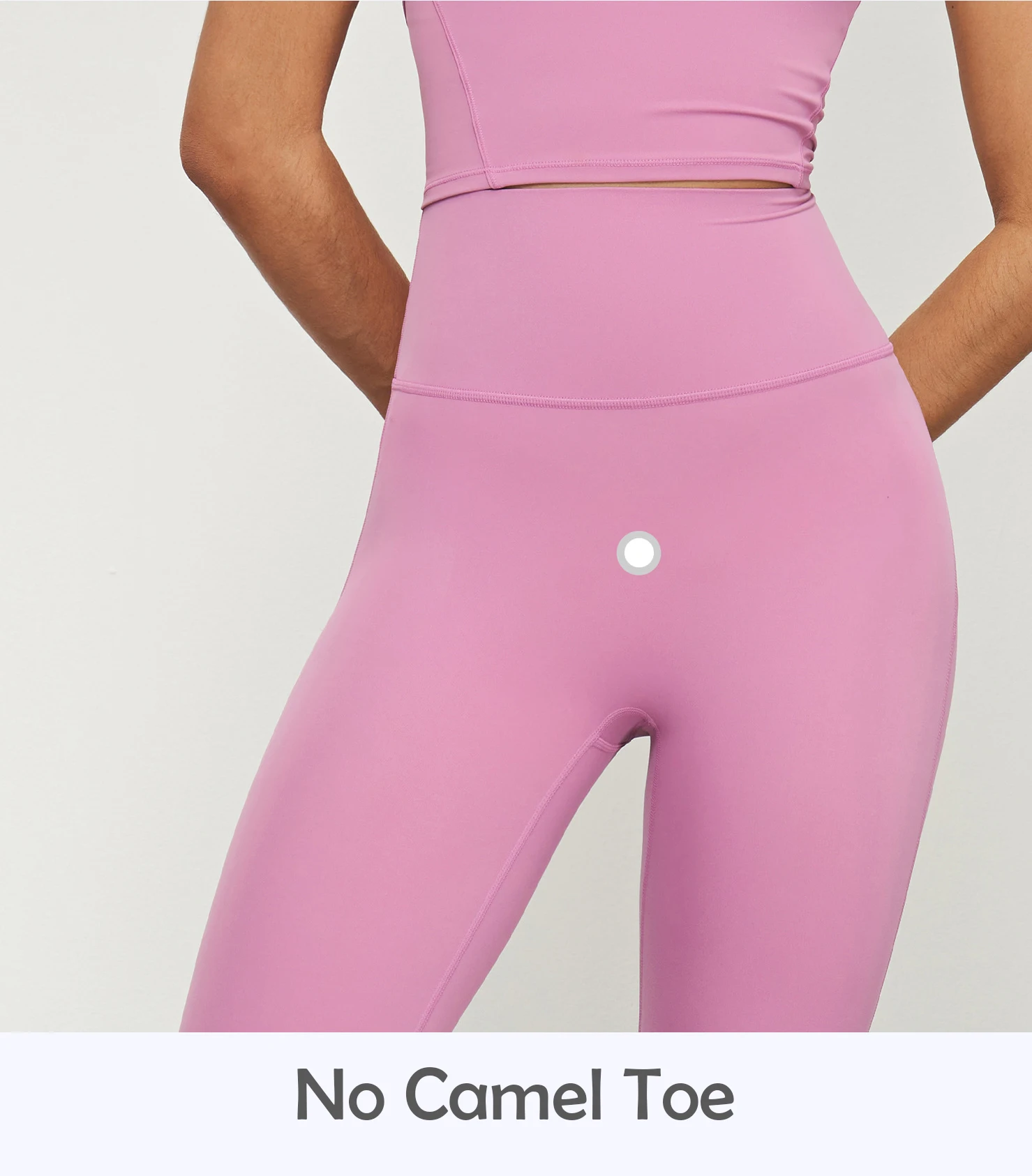 Wholesale Gym Workout Fashion No Camel Toe Tights High Waist Elastic