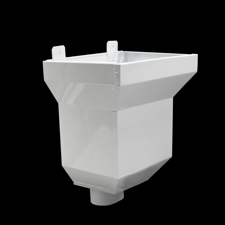 Outside Gutter Hopper Roof Drainage System Outdoor Downspout Rainwater Gutter Drainage Hopper ...