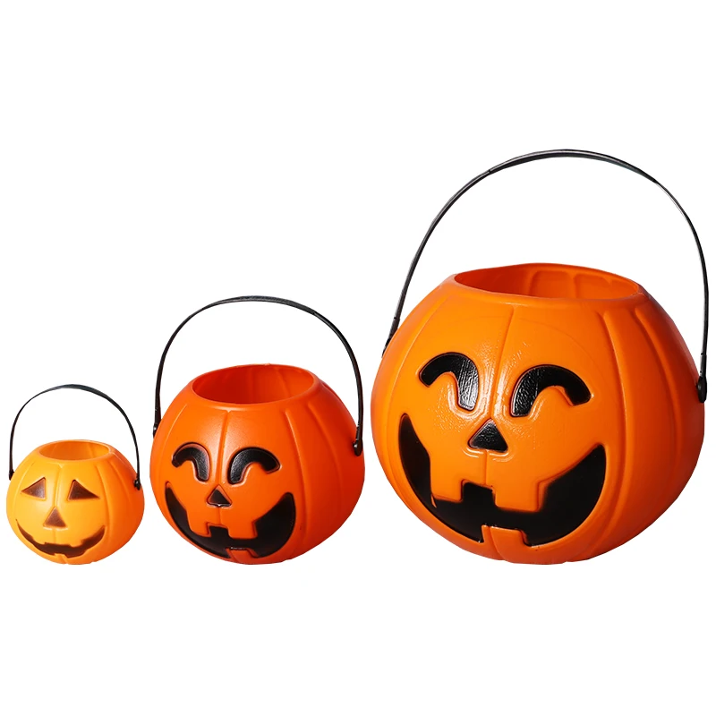南瓜灯桶电子鬼节酒吧派对酒店晚上会场氛围装扮糖果 - buy pumpkin
