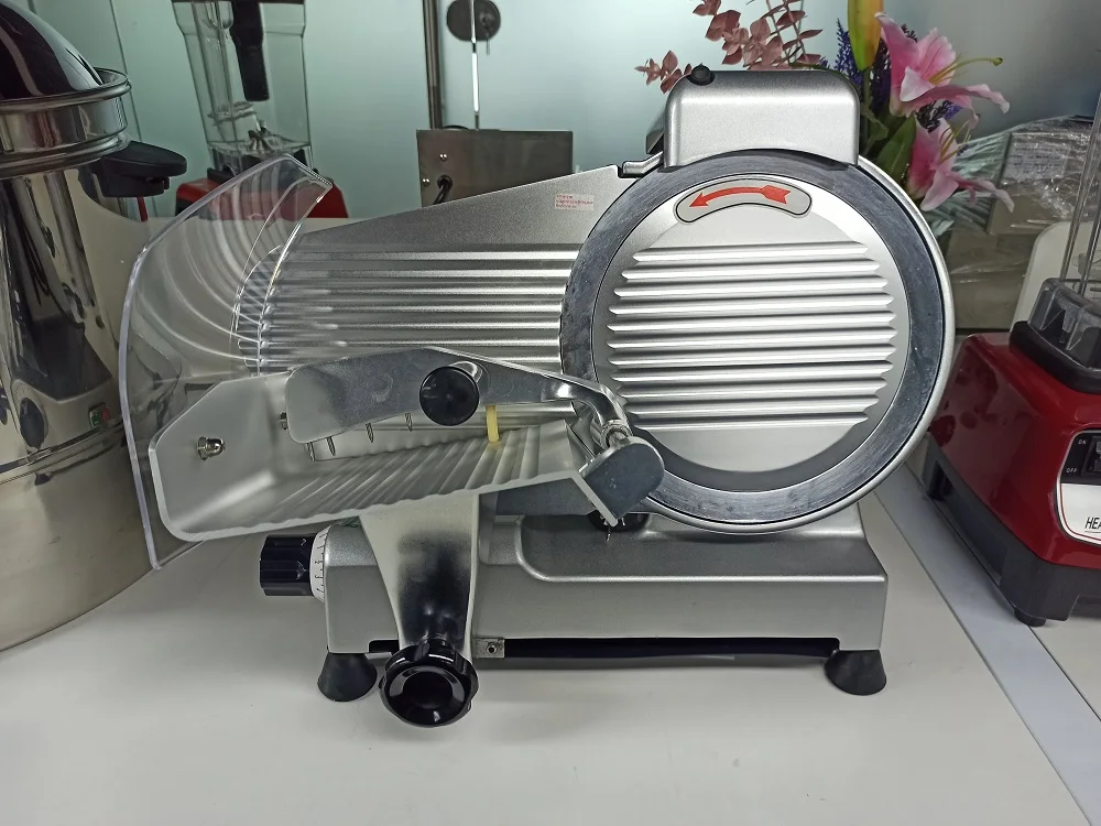 Mini Domestic Semiautomatic 250es10 Meat Slicer For Frozen Meat Meat Slicer Cutting Machine
