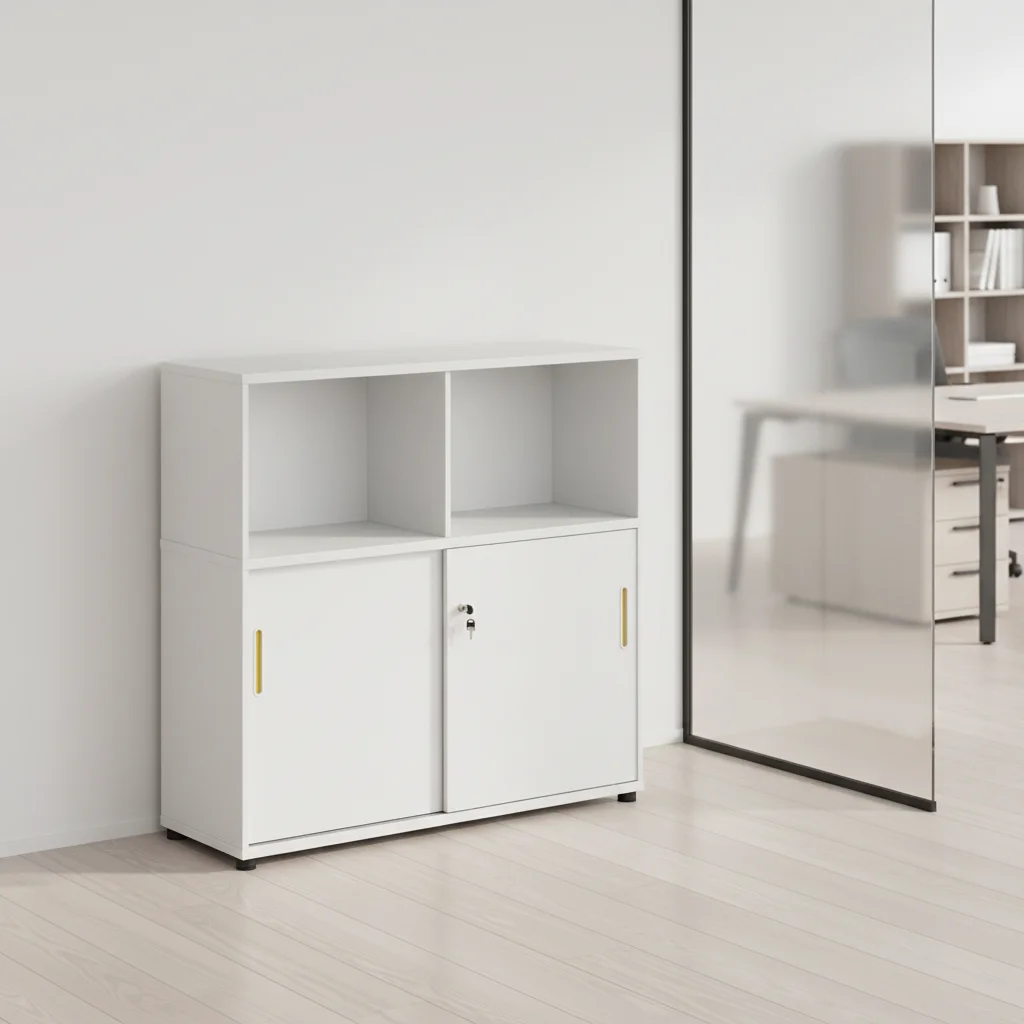 Premium Sliding Door Filing Cabinet Office Storage System Document Organization Modern Furniture 6