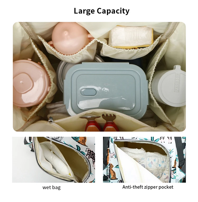 Customized Mommy Wet Bags Oxford Manufacturer Waterproof Mummy