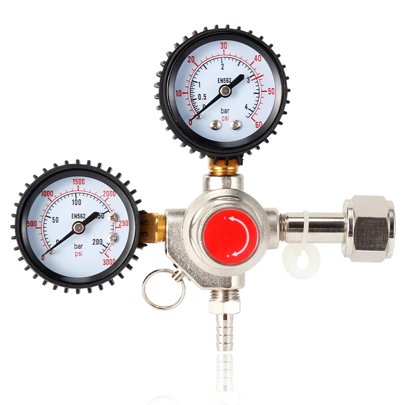 Keg Regulator Co2 Kegerator Regulator Cga320/w21.8 060 Psi Working
