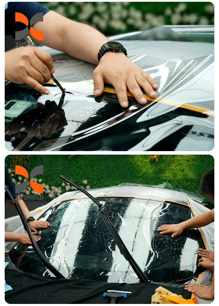 Clear Waterproof Explosion Proof TPU Window Film PPF Film for Windshield Protection