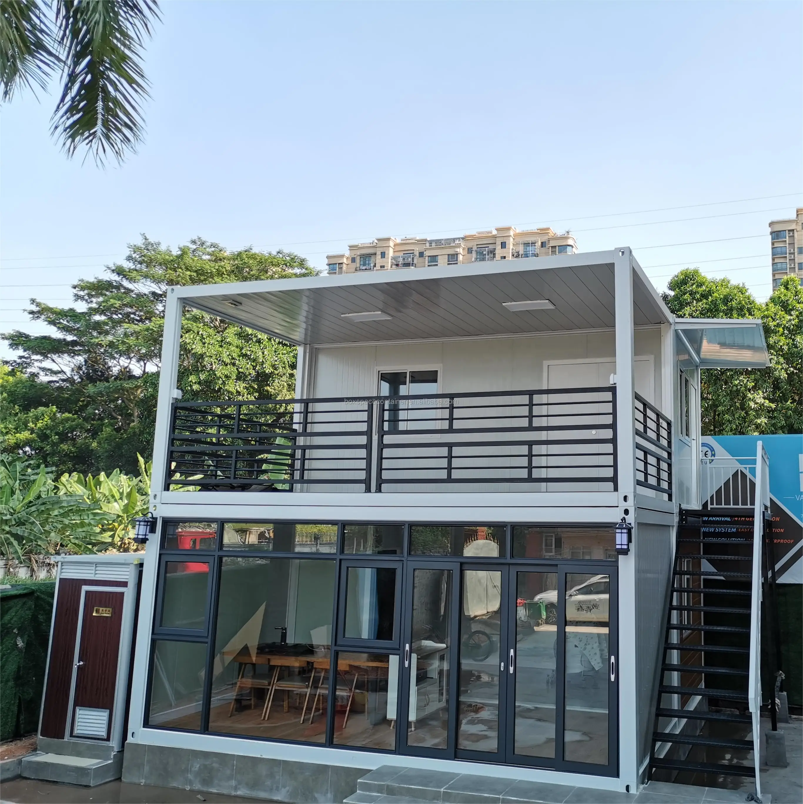 BOX SPACE Steel Detachable Container Home Customizable Size Modern Design Two Bedroom Layout CE Certified 15-20 Apartment House