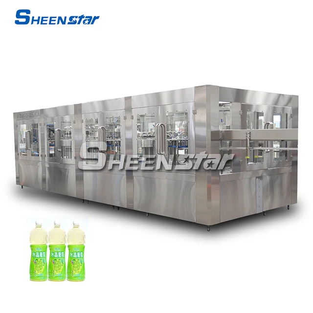 AUTOMATIC Bottle JUICE Production Line, Beverage Production Line, Beverage Filling Machine