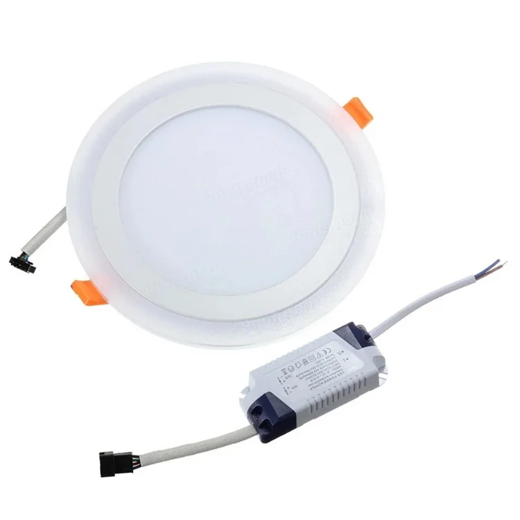 2 Colors Panel RGB Home LED Ceiling Light Decoration Recessed Panel Light Rgb Rgbw Color Changing Indoor Dimmable Spotlight