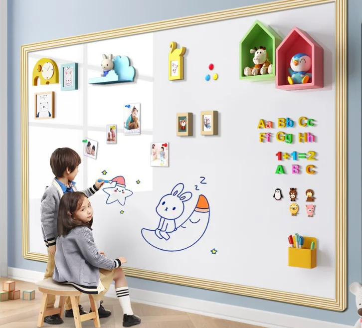 Новое поступление детский дом граффити может быть стираемая доска для рисования самоклеящаяся Магнитная