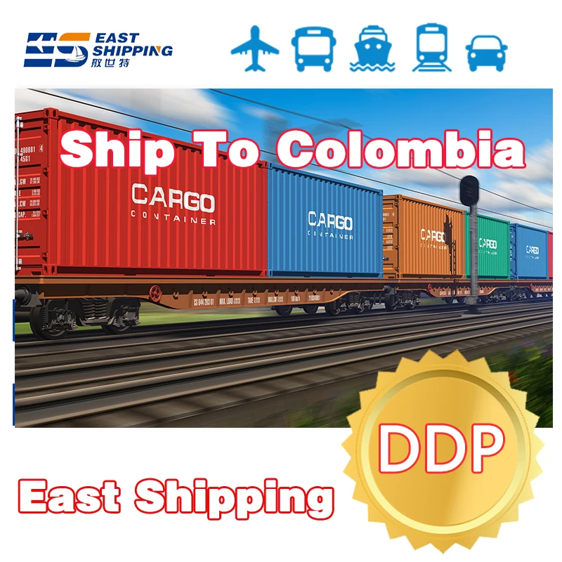 Railway Freight Shipping Agent Freight Forwarder Ddp Service Fast Shipping To Colombia