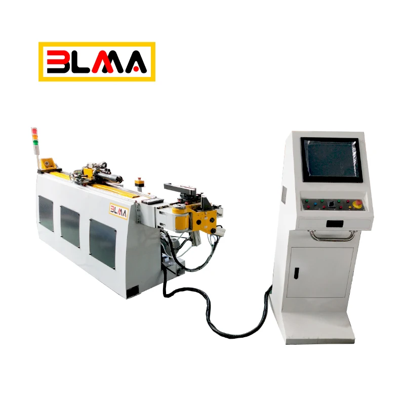 Cnc Tube Bender with Slotting Punch Hole Function Wheelbarrow Pipe Bending Machine