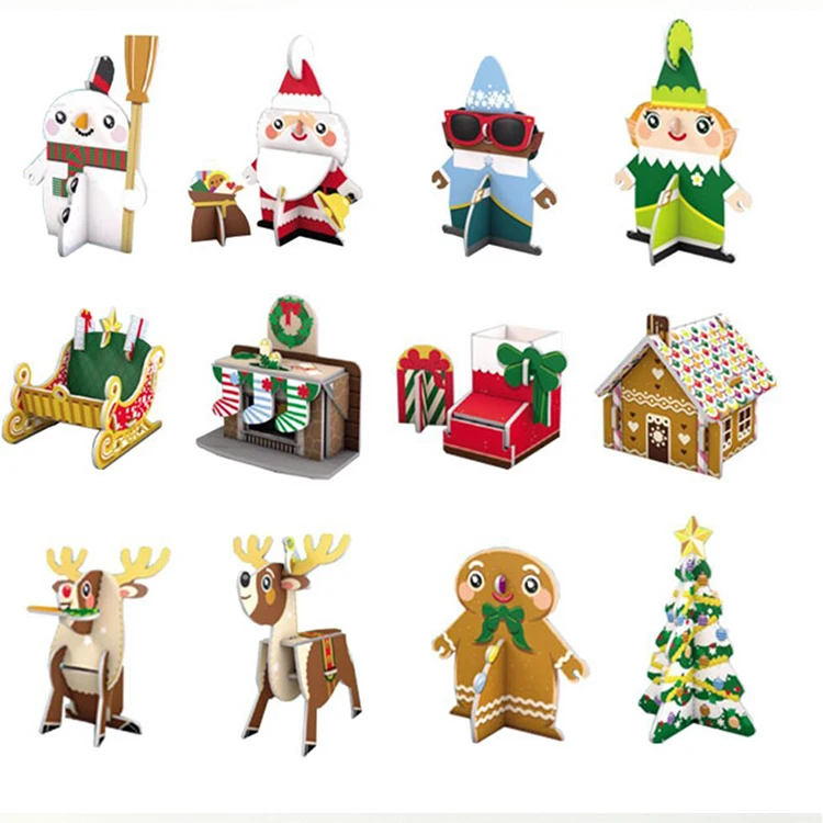 
Образовательные 3d головоломки, карты, пенопластовые головоломки, бумажные diy 3d головоломки 