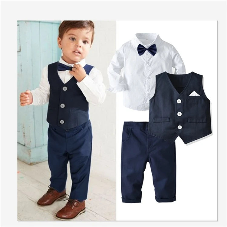 WSA03 Kids Boys Spring Autumn Clothing Suit - Gentleman Fashion