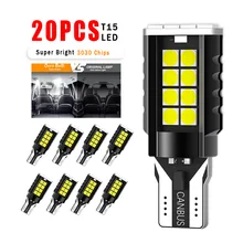 G-View Best Sellers T15 Reverse Light W16W Led Super Bright 10W Canbus Backup Light Car Park Light White Red 13.2V