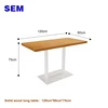 Solid wood long table