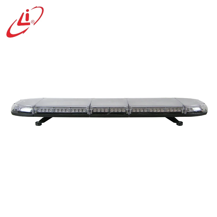 Barre lumineuse d'alerte LED rouge et bleue LYAF ECE R65 classe 2 R10, 1,27 m (50 po), pour véhicule d'urgence (ambulance)